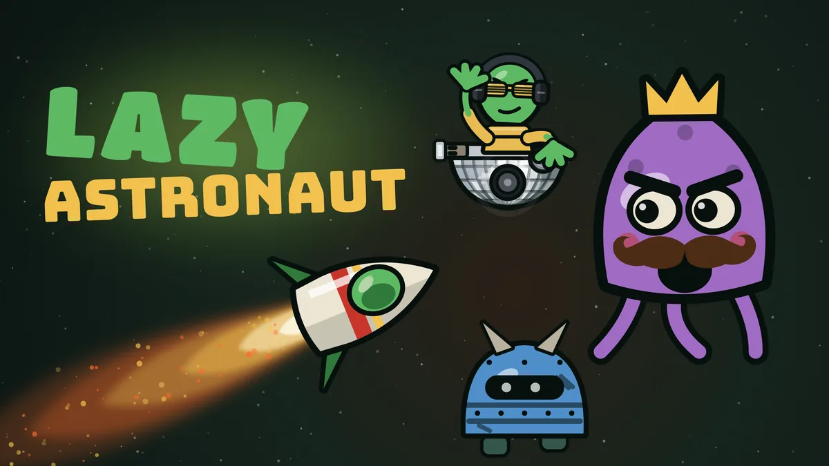 Lazy Astronaut game artwork